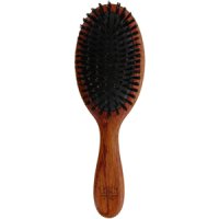 TEK MP oval brush in red wood with ecological bristles