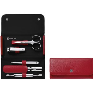 Classic Leather Case Red 5 pcs